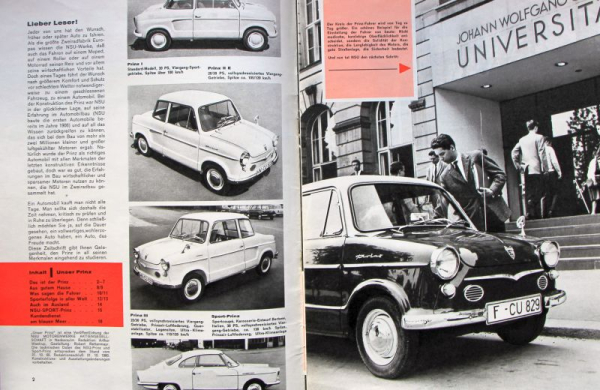 "Unser Prinz" NSU Factorymagazine 1962 (10179)